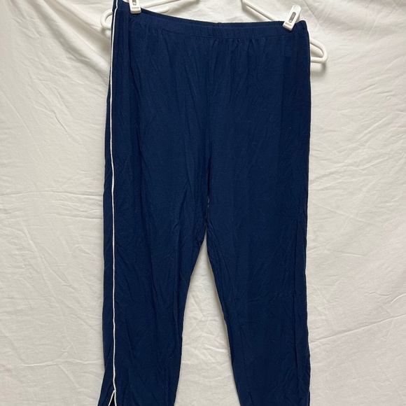 Navy Capri Stars Above Pj Pants - Picture 1 of 3